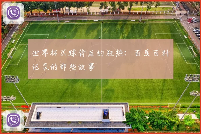 世界杯买球背后的狂热：百度百科记录的那些故事