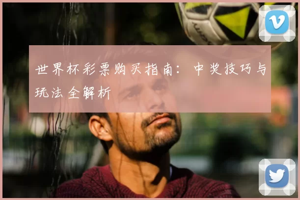世界杯彩票购买指南:中奖技巧与玩法全解析